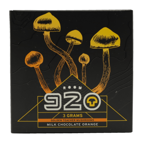 Room 920 - Mushroom Chocolate Bar - Milk Chocolate Orange - 3 grams | Shroom Delivery Toronto Canada