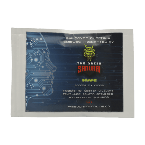 The Green Samurai - Shroom Gummies - Grape - 3g | Shroom Delivery Toronto Canada