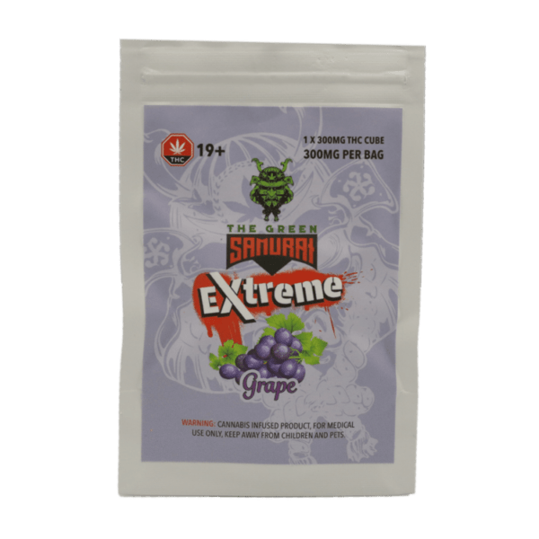 Green Samurai Extreme - Grape Gummy 300mg THC | Shroom Delivery Toronto Canada